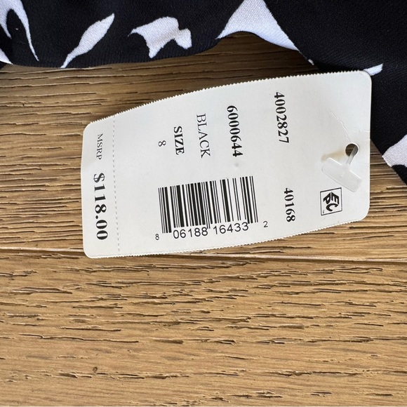 Magicsuit Tankini Floral Black White Size 8 $118 - Picture 2 of 3